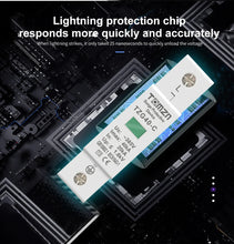 Load image into Gallery viewer, AC SPD 1P 20KA 40KA 60KA 275V 385V House Surge Protector Protective Low-voltage  Arrester Device
