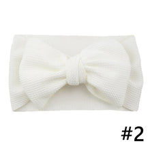 Load image into Gallery viewer, Baby Girls Headband Big Bow Hair Band Kids Adjustable Head Wrap Turban Infant Hair Accessories
