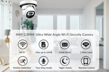 Load image into Gallery viewer, 4MP IP Wifi Camera Wi-Fi 2MP 1080P Surveillance Camera Indoor Home Two Way Audio Wireless Security Camara 2.8mm Video CamHi Cam
