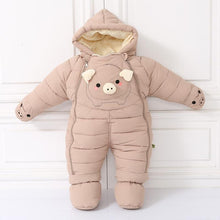 Load image into Gallery viewer, Baby Winter Wear Clothes Snowsuit Cute Calf Infant Snow Jacket Thicken Jumpsuit Children Coat For Babies In Modern Interesting Design
