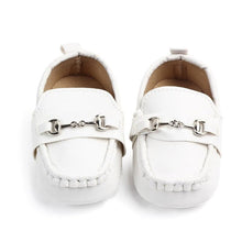 将图片加载到图库查看器，Leather Baby Shoes Fashion Infant Boys Girls Anti-slip Soft Sole Newborn First Walkers Luxury Shoes Design For Kids
