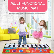 将图片加载到图库查看器，Children Musical Toys Crawling Piano Carpet Educational Toy Kids Baby Touch Play Game Mats Gift For Kids
