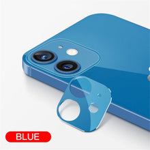 将图片加载到图库查看器，Camera Lens Tempered Glass For iPhone 12 11 Pro Max 12 Mini Full Cover Camera Ring Protector Sticker On iPhone12 Anti Scratch Camera Lens Protector 9H HD Camera Tempered Glass

