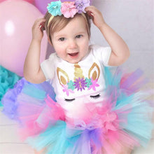 将图片加载到图库查看器，Modern New Tutu Dress Toddler Girls 1st Birthday Party Outfits Princess Costumes for 12 months Girls
