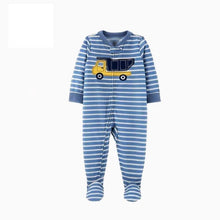 Load image into Gallery viewer, Modern Cartoon Unicorn Baby Girl Jumpsuit Footies  Romper For Newborn Boy and Girls In Trend Design

