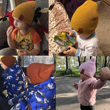 Load image into Gallery viewer, Modern Kids Girls &amp; Boys Winter Hat Soft Warm Beanie Crochet Elasticity Knit Children Casual Warm Cap For Kids
