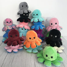 将图片加载到图库查看器，Reversible Flip Octopus Plush Stuffed Toy Soft Animal Home Accessories Cute Animal Doll Children Gifts Baby Plush Toy For Kids
