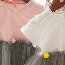 Load image into Gallery viewer, Fashion Modern New Spring Toddler Kids Baby Girls Patchwork Tulle Casual  Princess Dress For Girls
