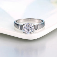 Load image into Gallery viewer, Wedding Engagement Rings For Women Classic Round Female Ring With Stone Cubic Zircon Women's Ring Accessories Jewelry R053

