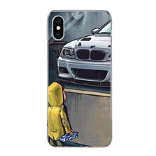 Load image into Gallery viewer, Boy See Sports Car Drift Phone Case For Iphone 14 11 12 13 Pro Max Xr X Xs Mini 8 7 Plus 6 6s Se 5s Soft Silicone Gel Cover For Iphone
