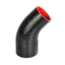 Load image into Gallery viewer, R-EP 45 degrees Reducer Silicone Elbow Hose 38 45 63 76 83 89MM Rubber Joiner Bend Tube for Car Accessories Cold Air Intake Hose
