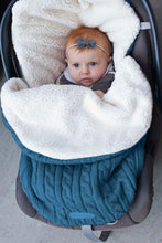 Load image into Gallery viewer, Warm Baby Blanket Knitted Newborn Swaddle Wrap Soft Sleeping Bag Footmuff Cotton Envelope For Stroller Accessories For Baby

