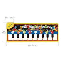 Load image into Gallery viewer, Musical Piano Mat Baby Play Mat Toy Musical Instrument Mat Game Carpet Music Toys Educational Toys For Kids
