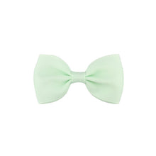 Load image into Gallery viewer, Colorful Mini Bow Tie Hair Clip Small Sweet Solid Ribbon Bow Safety Hair Clips Hairpins Baby Girl Hair Accessories

