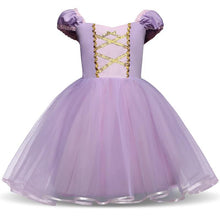 Load image into Gallery viewer, Luxury Modern Fancy Princess Dress for Girls in Purple Elegant color for Halloween Cosplay Costumes FOr Birthday and Wedding Parties
