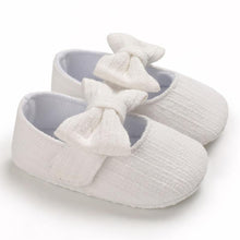 将图片加载到图库查看器，Baby Girls First Walkers Bow Knot Solid Soft Shoe Footwear For Baby Girl Breathable Shoes
