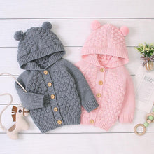 将图片加载到图库查看器，Autumn Infant Hooded Knitting Outwear coat / Jacket For Newborn Baby Boys GirlIn Modern New Elegant Design

