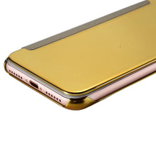 Load image into Gallery viewer, Luxury iphone Flip Case iphone 11 12 13 14 Cover Clear View Windows Mirror Magnetized Simple Closure Unique Flip Phone Stylish Case For iPhone
