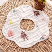 将图片加载到图库查看器，Unisex 360 Degree Rotation 8 Layers Gauze For Baby Kids Burp Cloth For Newborn Infant Saliva Towel
