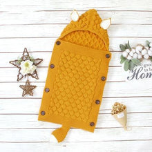Load image into Gallery viewer, Stevvex Knitted Newborn Baby Blanket Baby Sleeping Bags Stroller Bedding Warm Swaddle Wrap
