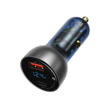 将图片加载到图库查看器，65W USB Car Charger Quick Charge QC4.0 QC3.0 Type C PD Fast Car Charging Portable Charger

