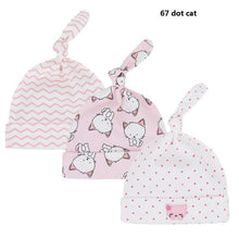 将图片加载到图库查看器，Printed Baby Hats &amp; Caps For Newborn Baby Accessories In Elegant Modern Design Set Of 3PCS For Baby Kids
