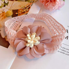 Load image into Gallery viewer, ILuxury Handmade Infant Child Hair Band Three-dimensional Alloy Rhinestone Crown Headdress  Elastic Headband Turban For Baby Girls
