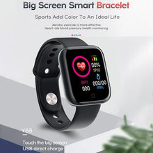 Load image into Gallery viewer, Elegant Popular Smart Watch For Women and Men D20 Pro Men Smartwatch for IOS and Android Sistems With Heart Rate Monitor Blood Pressure Sports Tracker Wristband
