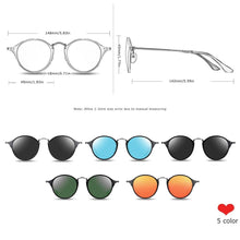 Load image into Gallery viewer, High Quality Aluminum Vintage Sunglasses for Men and Woman In Round Sunglasse Retro Glasses Style  With UV400 Protection
