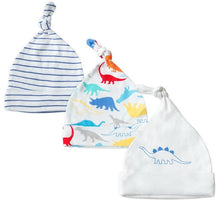 将图片加载到图库查看器，Printed Baby Hats &amp; Caps For Newborn Baby Accessories In Elegant Modern Design Set Of 3PCS For Baby Kids

