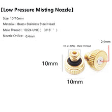 将图片加载到图库查看器，Patio Misting Cooling Water Fog Sprayer System For Greenhouse Garden Flowers Plant Waterring Irrigation Nebulizer Sprinkler
