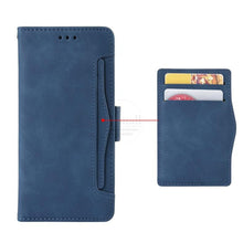 将图片加载到图库查看器，Wallet Cases For iPhone XR Case Magnetic Closure Flip Cover For iPhone X XS Max Leather Card Photo Holder Phone Bags PU Leather Flip Case Cover Stand Pocket for iPhone

