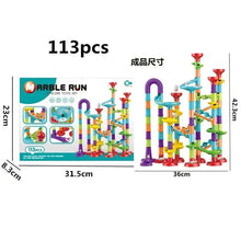 Load image into Gallery viewer, Marble Run Race Track Building Blocks 3D Maze Toy
