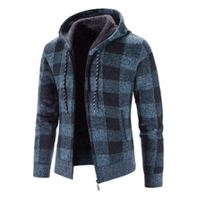 将图片加载到图库查看器，New Autumn Winter Jacket Men Warm Casual Slim Fit Fleece Jacket Elegant Jackets For Men Warm Soft Sweater Solid Jackets Casual Business Men Clothing Lightweight Hooded Jackets
