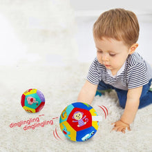 将图片加载到图库查看器，Education Baby Toys For Children Animal Ball Soft Plush Mobile Toy With Sound Baby Rattle Infant Body Building Ball For Kids
