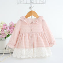 Load image into Gallery viewer, Modern Handmade Collar Kids Baby Girls Dress Newborn Infant Baby Girls Party Dresses For Wedding and Party
