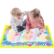 Load image into Gallery viewer, Magic Water Painting Drawing Mat &amp; 2 Pens Doodle Board Coloring Books for Kids Children Educational Toys
