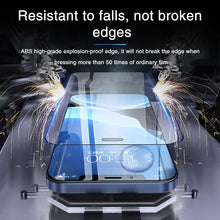将图片加载到图库查看器，5Pcs 20000D Black Transparent Screen Protector for iPhone 14 13 12 mini 11 Pro X XS Max XR SE 9H 2.5D Clear Tempered Glass Film Edge to Edge Case Friendly Screen Protection Film For iPhone
