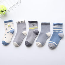 Load image into Gallery viewer, 5 Pairs Infant Cotton Mesh Cute Newborn Casual Socks For Boys Girls Durable Comfortable Sock
