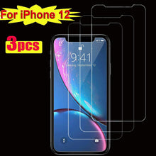 将图片加载到图库查看器，3PCS New Tempered Glass Screen Protectors For iPhone 12 12 Max/12 Pro Front film iPhone X 6/6s 7 8 11 Pro Max Screen Protector Tempered Glass Film Screen Protector For iPhone
