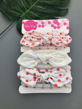 Load image into Gallery viewer, Baby Headband Flower Print Hair Wear for Newborn Baby Girl Headband for Little Girl Headbands Children Bow
