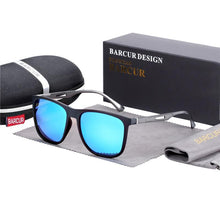 Load image into Gallery viewer, Square High Quality Titanium  Sunglasses for Men Polarized Sunglasses With Mirror Gradient Glasses Titanium  TR90 Frame Oculos De Sol gafas and UV400 Protection
