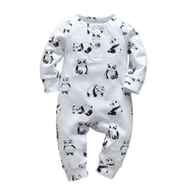 Load image into Gallery viewer, Newborn Baby Rompers Pajama Cotton Cute Letter I Love Daddy and Mummy Long Sleeve rompers Clothes For Baby Kids
