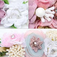 Load image into Gallery viewer, Handmade Luxury Pearl Baby Headbands Bundle Nylon Elastic  Newborn Hair Accessories for Girls Kids
