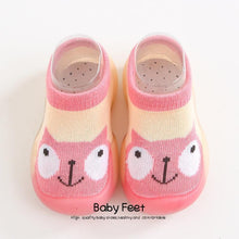 将图片加载到图库查看器，Baby Shoes First Shoes Toddler First Walkers Boy Soft Sole Rubber Outdoor Baby Shoes Cute Animal Baby Anti-slip Booties
