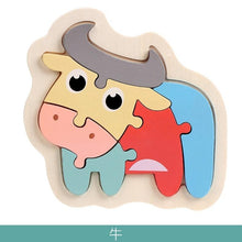 将图片加载到图库查看器，Wooden Children Colorful Animal Stevvex Puzzle for Toddler Creative Puzzle Early Educational Toys for Boys and Girls 2-4
