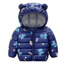 Load image into Gallery viewer, Shiny Modern Luxury Speciall Designed Winter Outerwear Hooded Coat &amp; Jacket Winter Fashion Kids clothing Models For  Babies and Girls 3-24 Months
