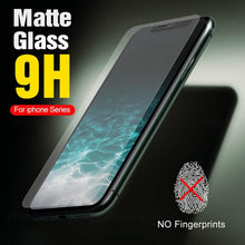 将图片加载到图库查看器，2 Pcs/lot Matte Tempered Glass On For Iphone 14 13 12 Mini 11 Pro X Xs Max Xr 8 7 6 Plus Protective Protector Glass Film Anti-spy Tempered Glass Film Anti-scratch Case-friendly Screen Protector For Iphone
