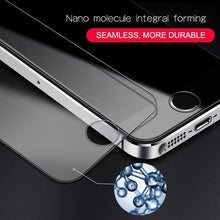 将图片加载到图库查看器，9D Full Protection Glass For iPhone 7 8 6 6S Plus Transparent Screen Protector For iPhone 5 5C 5S SE 2020 Tempered Glass Film Tempered Glass Screen Protector Guards Protects From Crash &amp; Scratch
