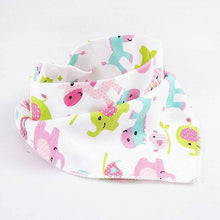 Load image into Gallery viewer, Baby Bibs Waterproof Triangle Cotton Cartoon Child Bibs Dribble Bibs Newborn Slabber Absorbent Cloth For Kids
